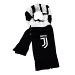 Juventus Soccer knitting Scarf Black&White