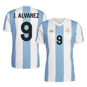 J.ALVAREZ #9 Argentina Soccer Jersey 2024 – 50th Anniversary