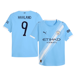 HAALAND #9 Manchester City Home Authentic Soccer Jersey 2025/26 – Club World Cup