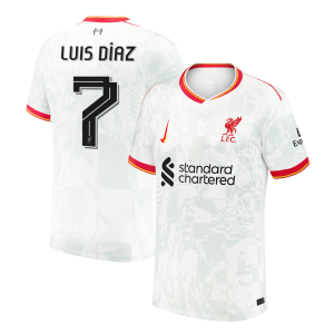 LUIS D??AZ #7 Liverpool Third Away Soccer Jersey 2024/25