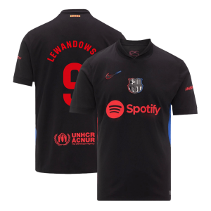LEWANDOWSKI #9 Barcelona Away Soccer Jersey 2024/25