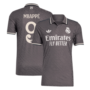 MBAPP?? #9 Real Madrid Third Away Authentic Soccer Jersey 2024/25
