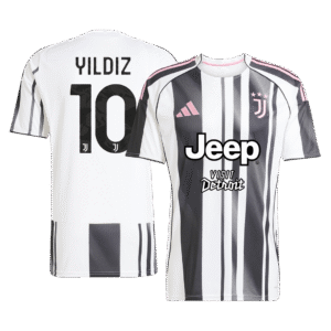 YILDIZ #10 Juventus Home Soccer Jersey 2025/26