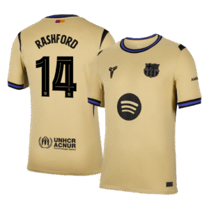 RASHFORD #14 Barcelona Away Soccer Jersey 2025/26 -UCL