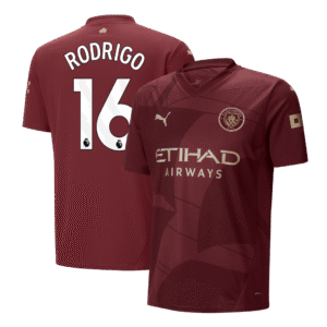 RODRIGO #16 Manchester City Third Away Soccer Jersey 2024/25