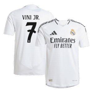 VINI JR. #7 Real Madrid Home Authentic Soccer Jersey 2024/25