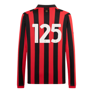 #125 AC Milan 125th Anniversary Long Sleeve Soccer Jersey 2024/25