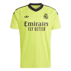 Real Madrid Third Away Goalkeeper Soccer Jersey 2024/25 Yellow