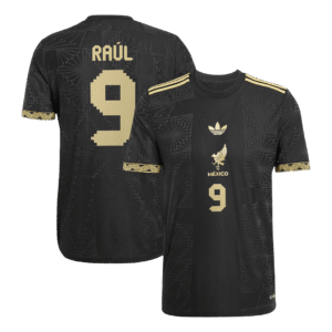 RA??L #9 Mexico Third Away Authentic Soccer Jersey 2025 -Gold Cup