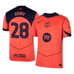 ROONY #28 Barcelona Third Away Soccer Jersey 2025/26