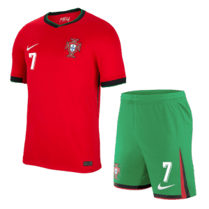 RONALDO #7 Portugal Home Jerseys Kit EURO 2024