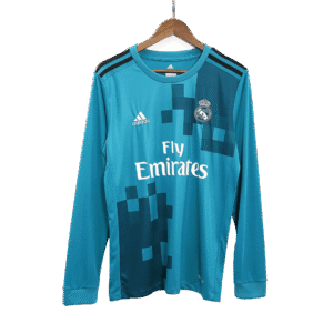 Vintage Soccer Jersey Real Madrid Third Away Long Sleeve 2017/18