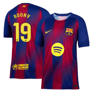 ROONY #19 Barcelona Home Soccer Jersey 2025/26