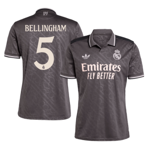 BELLINGHAM #5 Real Madrid Third Away Soccer Jersey 2024/25