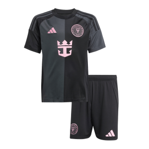 Kid’s Inter Miami CF Away Soccer Jersey Kit(Jersey+Shorts) 2025