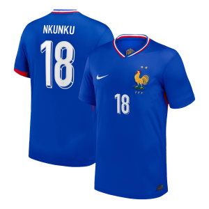 NKUNKU #18 France Home Soccer Jersey 2024