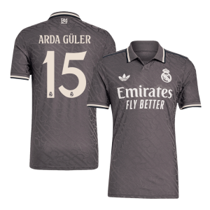 ARDA G??LER #15 Real Madrid Third Away Authentic Soccer Jersey 2024/25