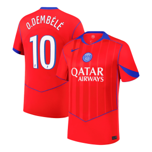 O.DEMB??L?? #10 PSG Third Away Soccer Jersey 2025/26